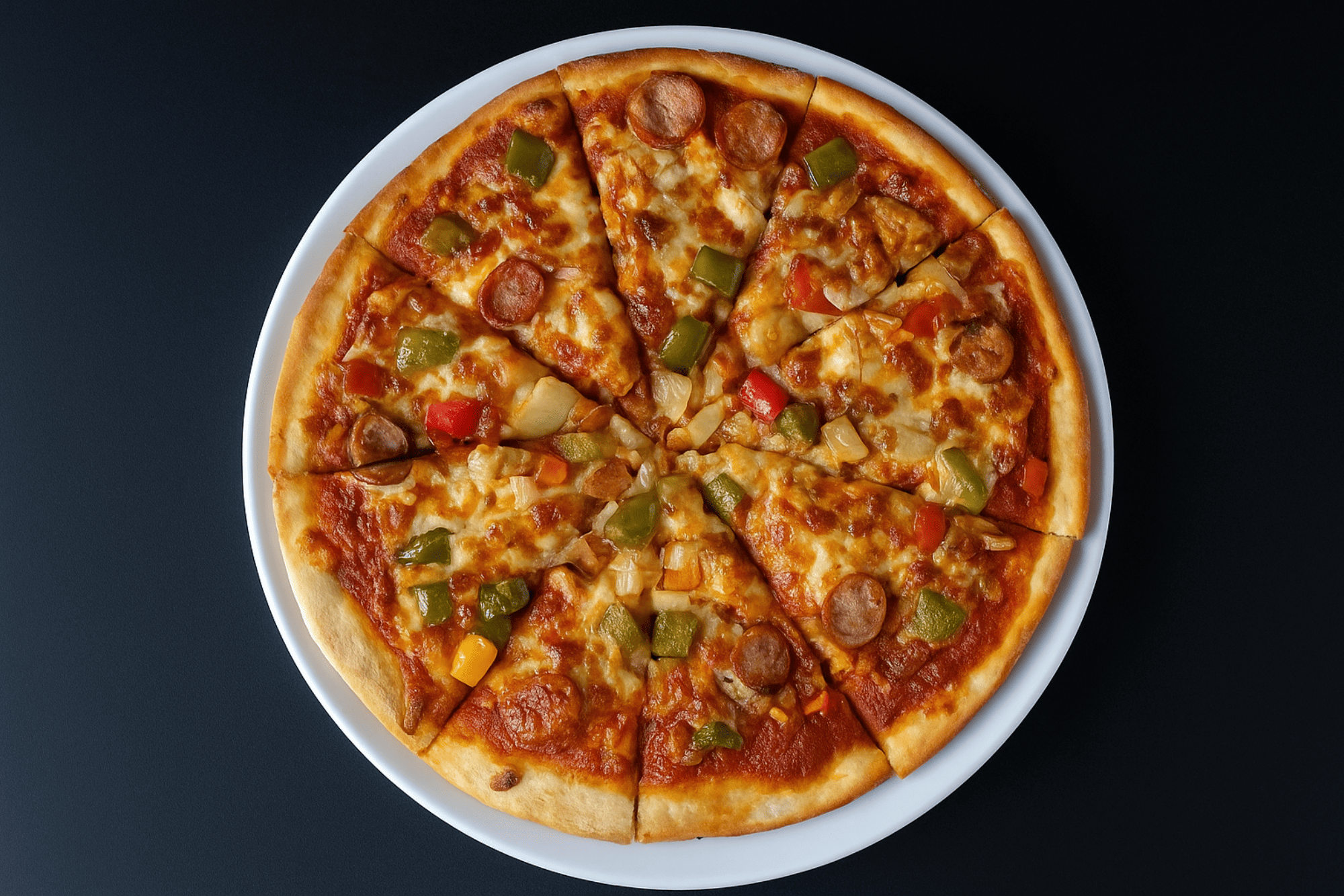 Guests appreciate the generous pizza portions that are ideal for sharing and bursting with authentic flavor